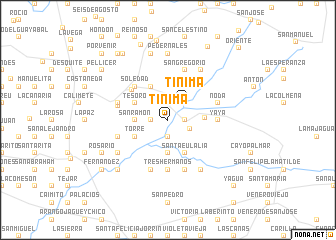 map of Tínima