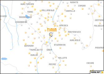 map of Tiñin