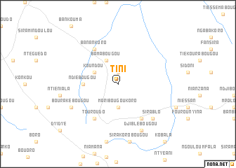 map of Tini