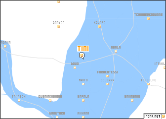 map of Tini