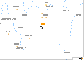 map of Tini