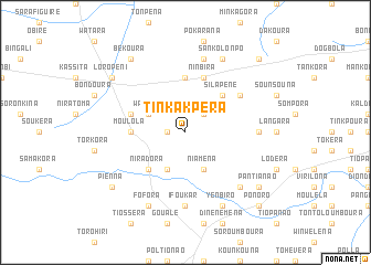 map of Tinkakpéra