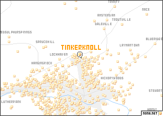 map of Tinker Knoll