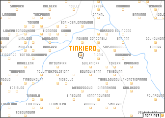 map of Tinkiéro