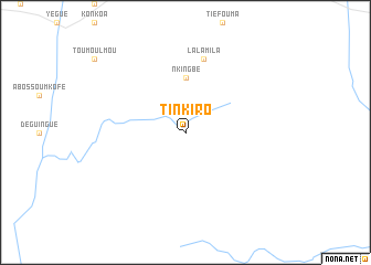 map of Tinkiro