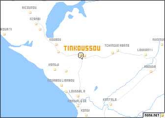 map of Tinkoussou