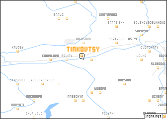 map of Tinkovtsy