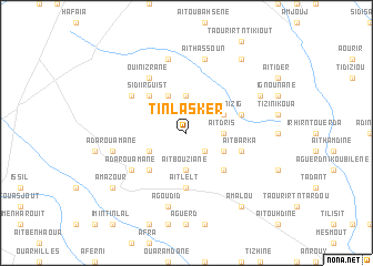 map of Tinlasker