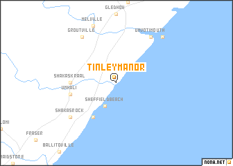 map of Tinley Manor