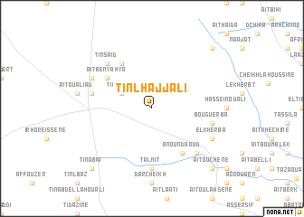 map of Ti nʼ Lhajj Ali