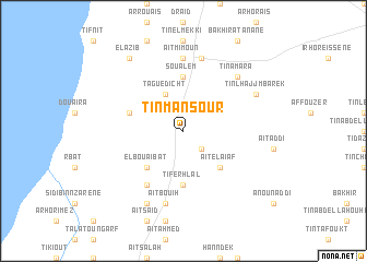 map of Ti nʼ Mansour