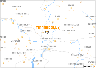 map of Tinnascolly