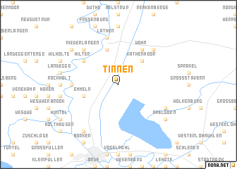 map of Tinnen