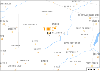 map of Tinney