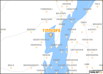 map of Tinnkafé