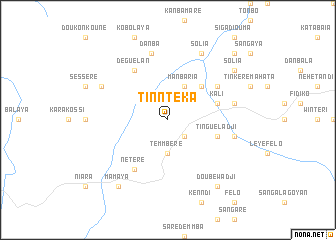 map of Tinntéka