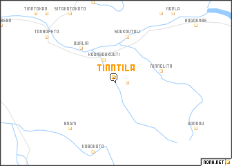 map of Tinntila