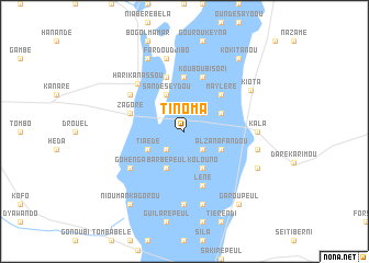 map of Tinoma