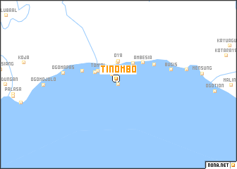 map of Tinombo