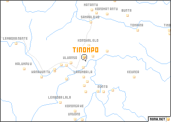 map of Tinompo