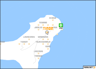 map of Tiñor