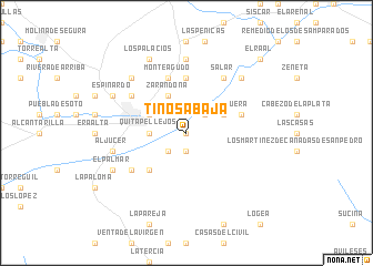 map of Tiñosa Baja