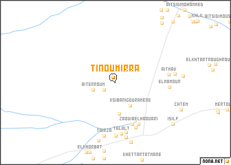map of Tinoumirra