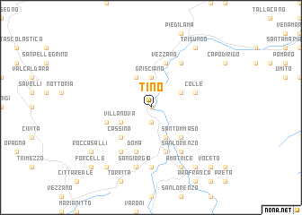 map of Tino