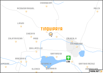 map of Tinquipaya