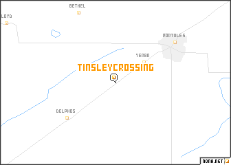 map of Tinsley Crossing