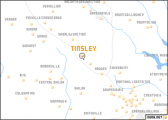 map of Tinsley