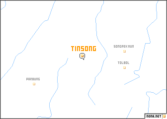 map of Tinsong