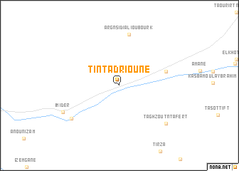 map of Tintadrioune