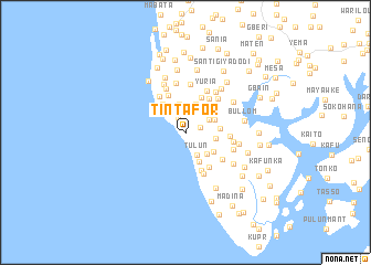 map of Tintafor