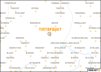 map of Ti nʼ Tafoukt