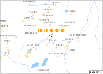 map of Tintahuaraña