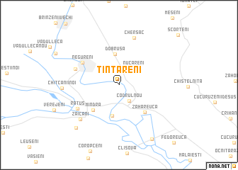 map of Ţînţăreni