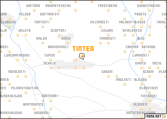 map of Ţintea