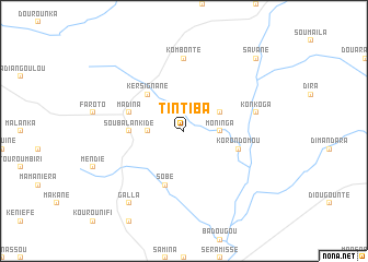map of Tintiba
