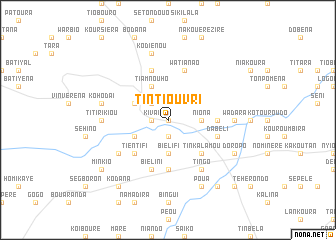 map of Tintiouvri