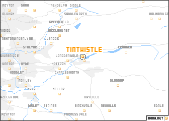 map of Tintwistle