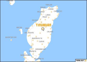 map of Tinubdan