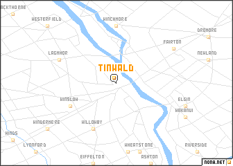 map of Tinwald