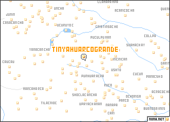 map of Tinyahuarco Grande