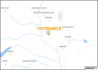 map of Tinyahuarco