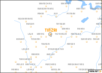 map of Tinzai