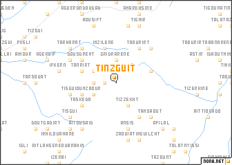 map of Tinzguit