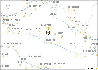 map of Tīn