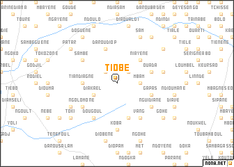 map of Tiobé