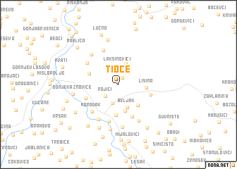 map of Tioce